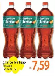 Oferta de Leão - Chá Ice Tea por R$7,59 em Atacadão