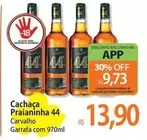 Oferta de Off - Cachaça Praianinha 44 por R$13,9 em Atacadão