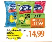 Oferta de Master - Salgadinho Mister Batata por R$14,99 em Atacadão