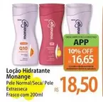 Oferta de Monange - Loção Hidratante por R$18,5 em Atacadão