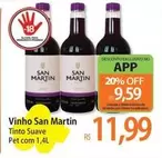 Oferta de San Martin - Vinho Tinto Suave por R$11,99 em Atacadão