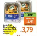 Oferta de Off - Assadeira Descartável De Aluminio por R$3,79 em Atacadão