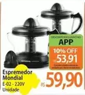 Oferta de Mondial - Espremedor por R$59,9 em Atacadão