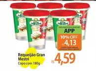 Oferta de Off - Requeijão Gran Mestri por R$4,59 em Atacadão