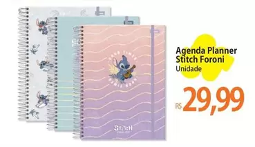 Oferta de Foroni - Agenda Planner por R$29,99 em Atacadão