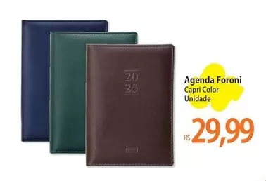 Oferta de Agenda Foroni por R$29,99 em Atacadão