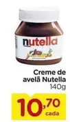 Oferta de Nutella - Creme De Avelã por R$10,7 em Carrefour