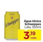 Oferta de Schweppes - Água Tônica por R$3,19 em Carrefour