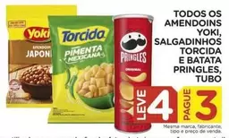 Oferta de Yoki - Todos Os Amendoins, Salgadinhos Torcida E Batata, Tubo em Carrefour