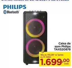 Oferta de Philips - Caixa de som TAX520878 por R$1699 em Carrefour