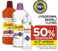 Oferta de Lysoform - , 360ml/1 litro em Carrefour