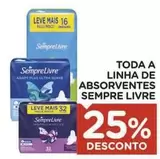 Oferta de Sempre Livre - Toda A Linha De Absorventes em Carrefour