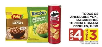 Oferta de Yoki - Todos Os Amendoins Salgadinhos Torcida E Batata em Carrefour