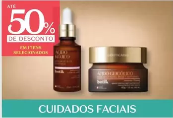 Oferta de De   - Cuidados Faciais em O Boticário