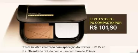 Oferta de Leve - Testo In Vitro Realizado Con Aplicaso Do Primer por R$101,8 em O Boticário