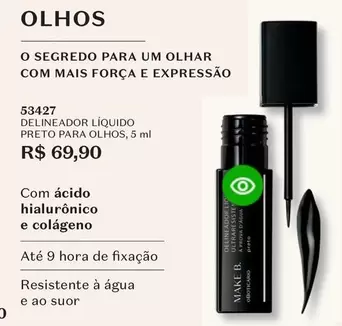 Oferta de O Segredo - Óleo Para Um Olhar Com Mais Força E Expressáo por R$69,9 em O Boticário