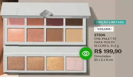 Oferta de O boticario - One Palette Para Rosto por R$199,9 em O Boticário