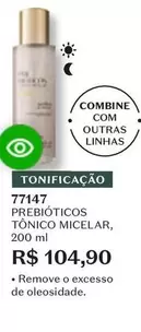 Oferta de Cuide-se Bem - Prebiotico Tónica Micelar por R$104,9 em O Boticário