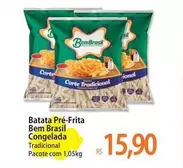 Oferta de Bem Brasil - Batata Pre-frita Congelada por R$15,9 em Atacadão