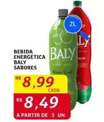 Oferta de Baly - Bebida Energetica Sabores por R$8,99 em Assaí Atacadista