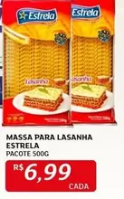 Oferta de Estrela - Massa Para Lasanha por R$6,99 em Assaí Atacadista