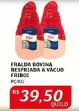 Oferta de Friboi - Fralda Bovina Resfriada A Vacuo por R$39,5 em Assaí Atacadista