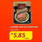 Oferta de Pampeano - Fiambre Bovino por R$5,85 em Assaí Atacadista