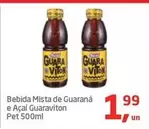 Oferta de Guaraná - Bebida Mista De  Guaraviton por R$1,99 em Tenda Atacado