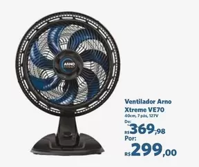 Oferta de Arno - Ventilador  Ve70 por R$299 em Sam's Club