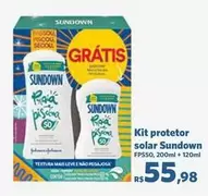 Oferta de Sundown - Kit Protetor Solar por R$55,98 em Sam's Club