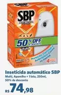 Oferta de SBP - Inseticida Automático por R$74,98 em Sam's Club