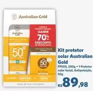 Oferta de Australian Gold - Kit Protetor Solar por R$89,98 em Sam's Club