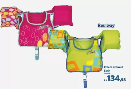 Oferta de Bestway - Colete Inflavel Swim por R$134,98 em Sam's Club