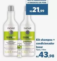 Oferta de Inoar - Kit Shampoo + Condicionador por R$43,98 em Sam's Club