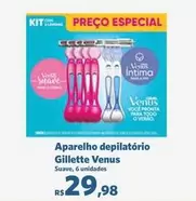 Oferta de Gillette - Aparelho Depilatório Venus por R$29,98 em Sam's Club