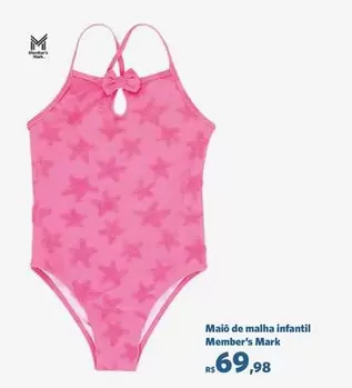 Oferta de De   - Maio De Malla Infantil por R$69,98 em Sam's Club