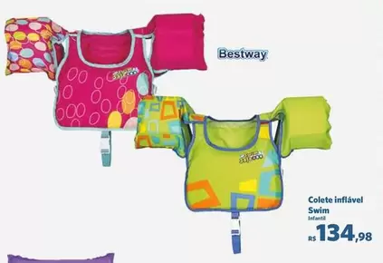 Oferta de Bestway - Colete Inflável Swim por R$134,98 em Sam's Club