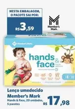 Oferta de Member's Mark - Lenço Umedecido por R$17,98 em Sam's Club