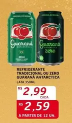 Oferta de Antarctica - Refrigerante Tradicional Ou Zero Guarana por R$2,99 em Assaí Atacadista