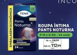 Oferta de Tena - Roupa Intima Pants Noturna por R$112,99 em Drogal