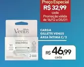 Oferta de Gillette -  Carga Venus Área Intima  por R$46,99 em Drogal