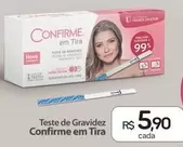 Oferta de Confirme - Teste De Gravidez Em Tira por R$5,9 em Drogal