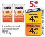 Oferta de Italac - Leite Condensado Semidesnatado por R$5,49 em Tenda Atacado