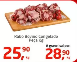 Oferta de Bovino - Rabo Bovino Congelado por R$25,9 em Tenda Atacado