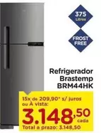 Oferta de Brastemp - Refrigerador BRM44HK por R$3148,5 em Carrefour