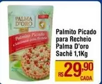 Oferta de Palma D'oro - Palmito Picado Para Recheio por R$29,9 em Max Atacadista