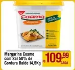 Oferta de Coamo - Margarina Com Sal 50% De Gordura por R$109,99 em Max Atacadista