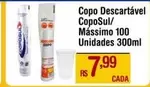 Oferta de Copo Descartável CopoSul/Mássima 100 por R$7,99 em Max Atacadista