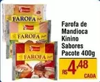 Oferta de Kinino - Farofa De Mandioca por R$4,48 em Max Atacadista