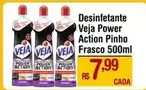 Oferta de Veja - Desinfetante Power Action Pinho por R$7,99 em Max Atacadista